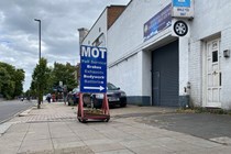 MOT station in London - Paper MOT certificate axed