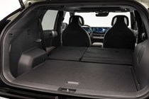 Kia EV3 (2024) reveal: boot space, seats down, grey carpet