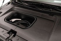 Kia EV3 (2024) reveal: underbonnet storage, frunk, charging cables