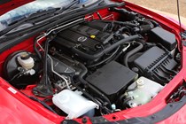 The Mazda MZR L engine of an MX-5 Mk3