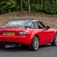 Mazda MX-5 Mk3 with factory hardtop and luggage rack accessories