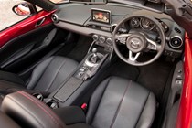 Mazda MX-5 review - interior, steering wheel, dashboard