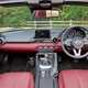 Mazda MX-5 ND review - interior, red leather