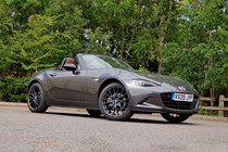 Mazda MX-5 Mk4 review - front view, roof down