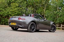 Mazda MX-5 Mk4 review - rear view, roof down