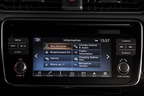 Nissan Leaf touchscreen infotainment