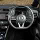 Nissan Leaf review, interior, steering wheel and instruments