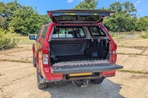 Isuzu D-Max DL20 with Aeroklass E-Tronic canopy's vast load area