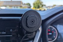 Quad Lock wireless charging pad and air vent mount