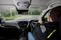 Gareth Evans driving the Isuzu D-Max DL20