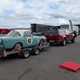 A very tired Sunbeam Alpine after being raced at Silverstone Festival in August 2024