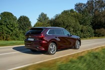 Mazda CX-80 driving rear