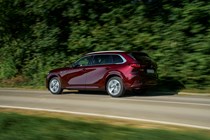 Mazda CX-80 PHEV driving rear