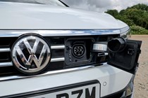 VW Passat GTE charging port 2020