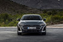 Audi A5 Sportback (2024): front static, grey paint