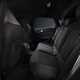 Audi A5 Sportback (2024): rear seats, black fabric upholstery