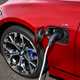 BMW 330e plug-in hybrid, plugged in charging