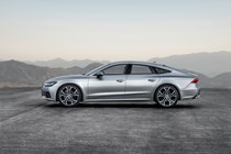 Audi A7 silver side
