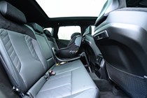 BMW X3 rear interior