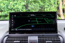 Hyundai Inster review, black, interior, infotainment | Parkers