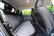 Hyundai Inster review, black, rear seats | Parkers