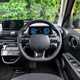 Hyundai Inster review, black, interior, steering wheel | Parkers