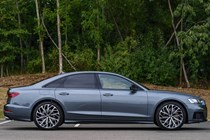 Audi S8 (2021) review profile view