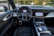 2019 Audi Q7 dashboard view