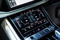 Audi Q7 2019 interior, lower touchscreen