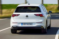 Volkswagen Golf eHybrid (2024) rear driving