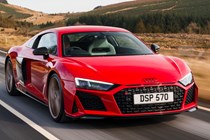 Audi R8 tracking front