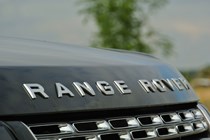 Black 2019 Range Rover bonnet badge