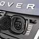 Blue 2019 Range Rover PHEV charging socket