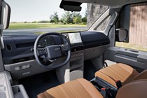 Kia PV5 Passenger electric van, dashboard, cabin