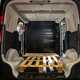 Kia PV5 electric van load space at the CV Show 2025.