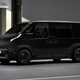 Kia PV5 electric van, black, front