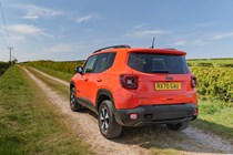 Jeep Renegade on unclassified road