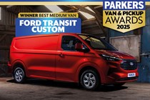 Best Medium Van: Ford Transit Custom | Parkers New Van and Pickup Awards 2025