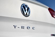 Volkswagen T-Roc white, rear badge