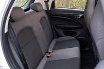 Leapmotor T03 (2025) review: rear seats, black and grey upholstery