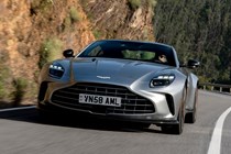 Aston Martin Vantage (2024) front driving