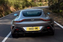 Aston Martin Vantage (2024) rear driving