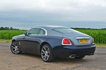 Rolls Royce Wraith rear, blue