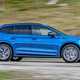 Used car of the week, Skoda Enyaq, side on, blue paint