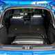 Alpine A290 review, boot, black, suitcase loaded, rear seats down | Parkers