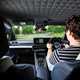 Alpine A290 review, blue, interior, Ryan Gilmore driving | Parkers