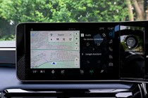 Alpine A290 review, interior, black, infotainment | Parkers