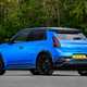 Alpine A290 review, blue, exterior, static, rear three quarters | Parkers