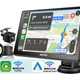 ATOTO P8 Portable 7'' QLED Display Car GPS Stereo, with HD 1080P Rear DVR Cam