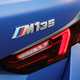 BMW M135 (2024) review: rear badge, matte blue paint